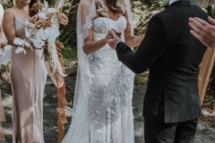 ADRIANNA | Lace Mantilla Wedding Veil