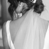 wedding veil, bridal veil, veil with blusher, long veil, chapel veil