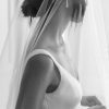 wedding veil, bridal veil, veil with blusher, long veil, chapel veil