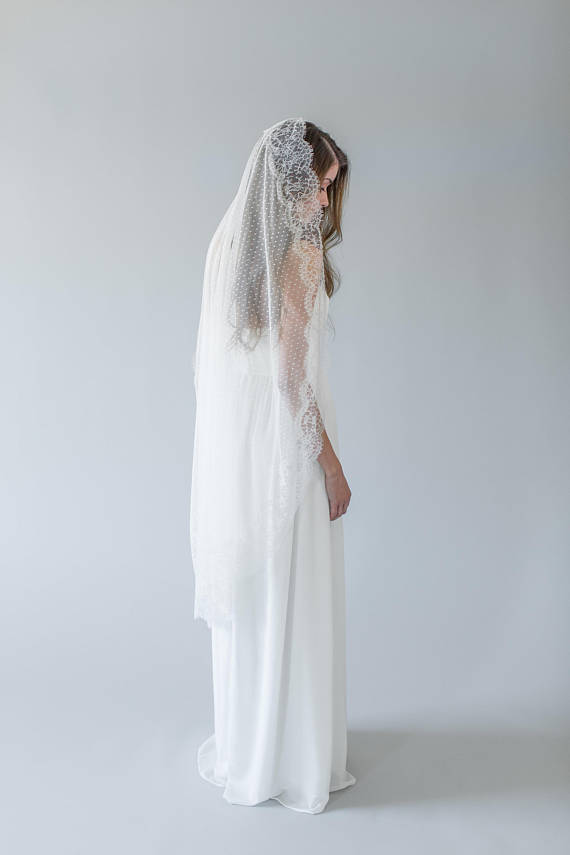Polka Dot Bridal Veil | ADELISE