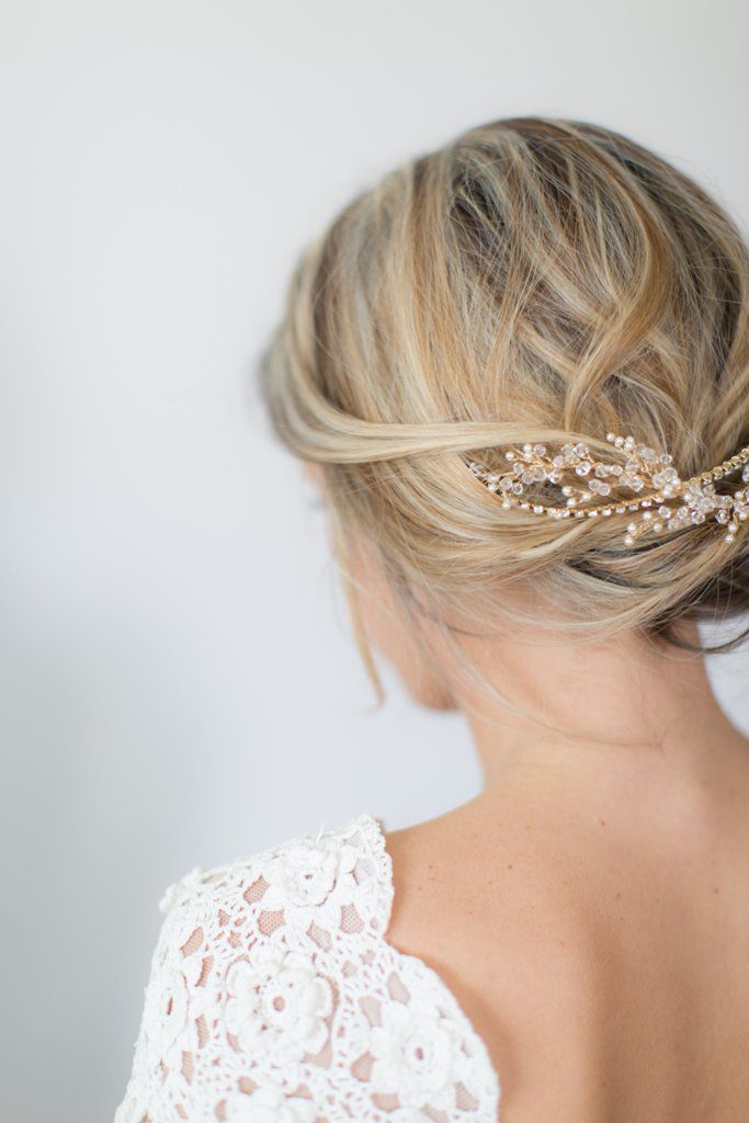 Wedding Headpiece, Bridal headpiece, Crystal headpiece, Wedding hair vine, wedding hair accessory - VICTORIA