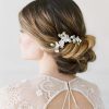 Gold - Antique Silver- Bridal Comb - FELICIENNE