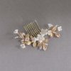 Gold - Antique Silver- Bridal Comb - FELICIENNE