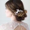Gold - Antique Silver- Bridal Comb - FELICIENNE