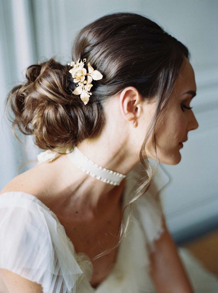Bridal hair comb le lilly