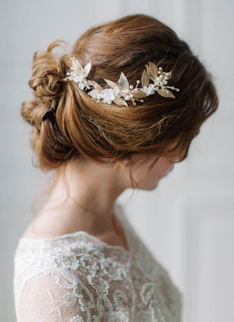 wedding hair piece, bridal hair piece