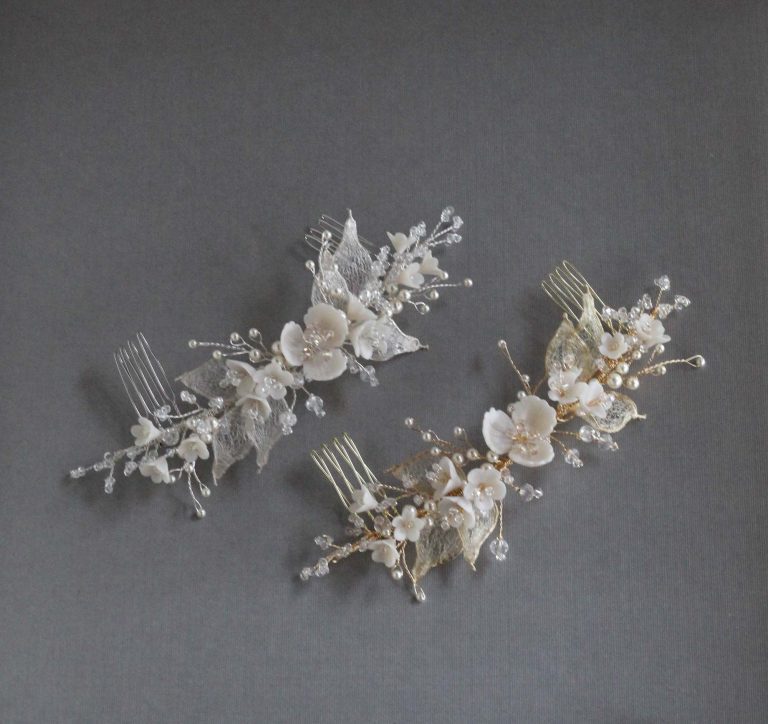 bridal hair clip, wedding hair clip