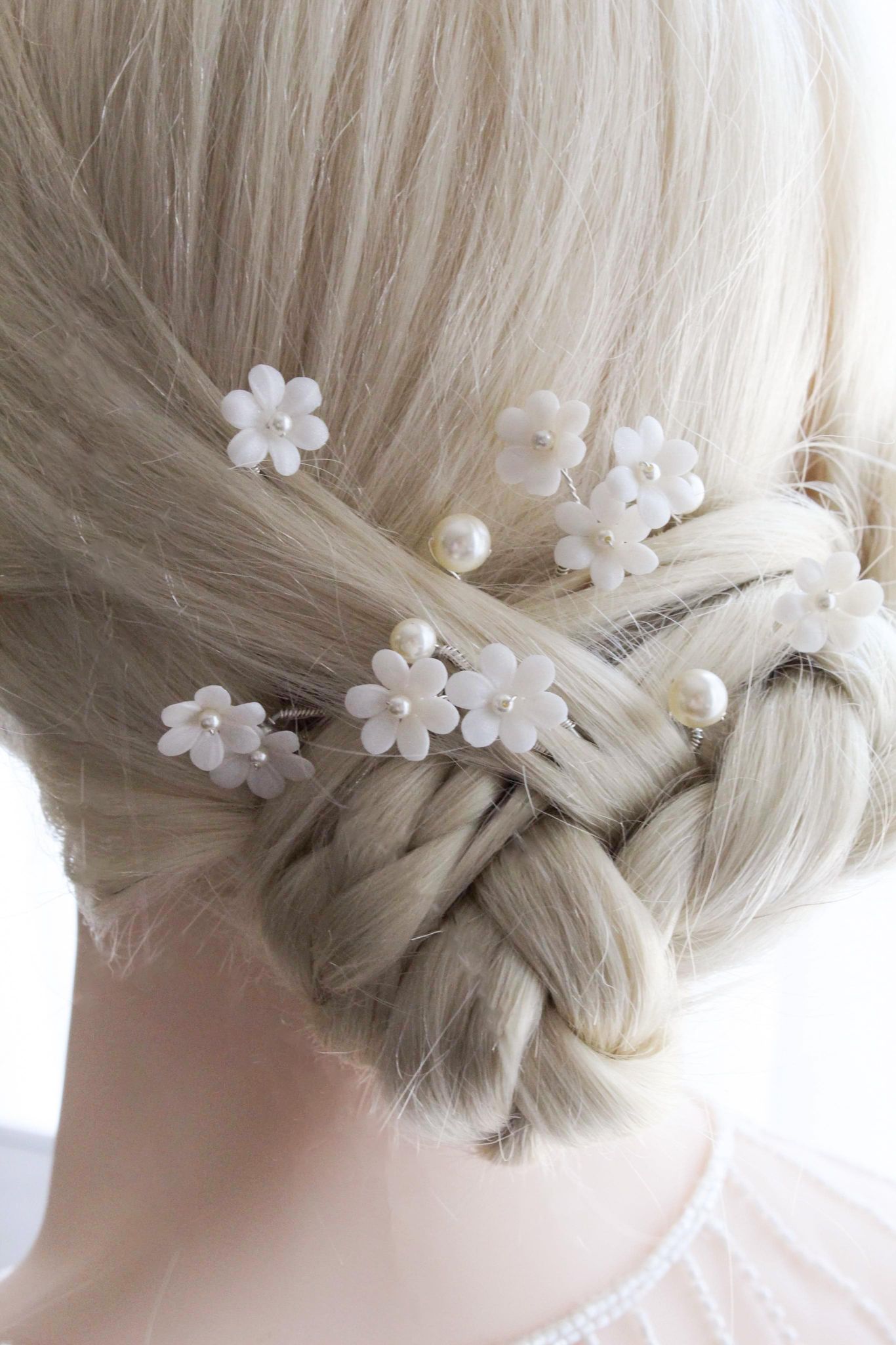 hair pins, wedding hair pins, bridal hair pins, flower hair pins