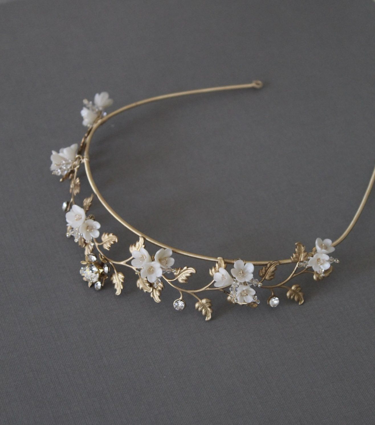 bridal crown, crown, bridal tiara, wedding headpiece, golden crown, all about romance bridal