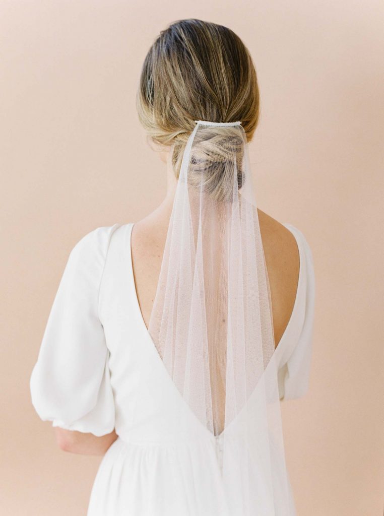 Minimalist Wedding Veil, Modern Wedding Veil