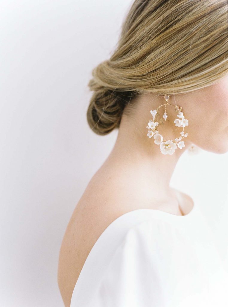 wedding earrings, bridal earrings