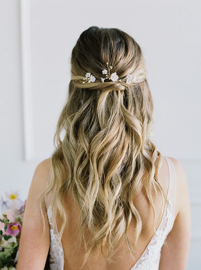 floral bridal hair pins, wedding hair pins, wedding hair piece