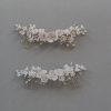 Floral bridal hair piece, wedding hair piece