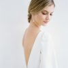 crystal drop earring, crystal bridal earrings, crystal wedding earrings