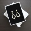 wedding earrings, bridal earrings, pearl earrings