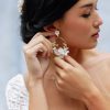 wedding earrings, bridal earrings