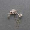 BLUSH | Floral Bridal Hair Pins