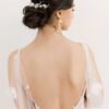 floral bridal headpiece, floral wedding headpiece, bridal headpiece, bridal hair comb