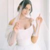 crystal wedding veil, cathedral veil with crystals, bridal veil with crystals