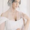 wedding veil, bridal veil, crystal wedding veil, crystal bridal veil