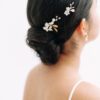 hair pins, wedding hair pins, bridal hair pins, flower hair pins