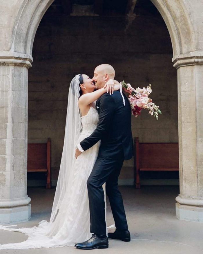 real bride wedding, wedding veil, all about romance bride, Audrey veil