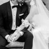 tulle gloves, flower gloves, bridal gloves, bridal gloves with flowers