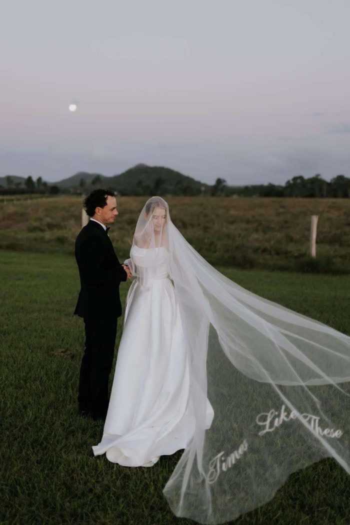 Veils, embroidered veils, custom veil embroidery, monogrammed veil, personalised veil