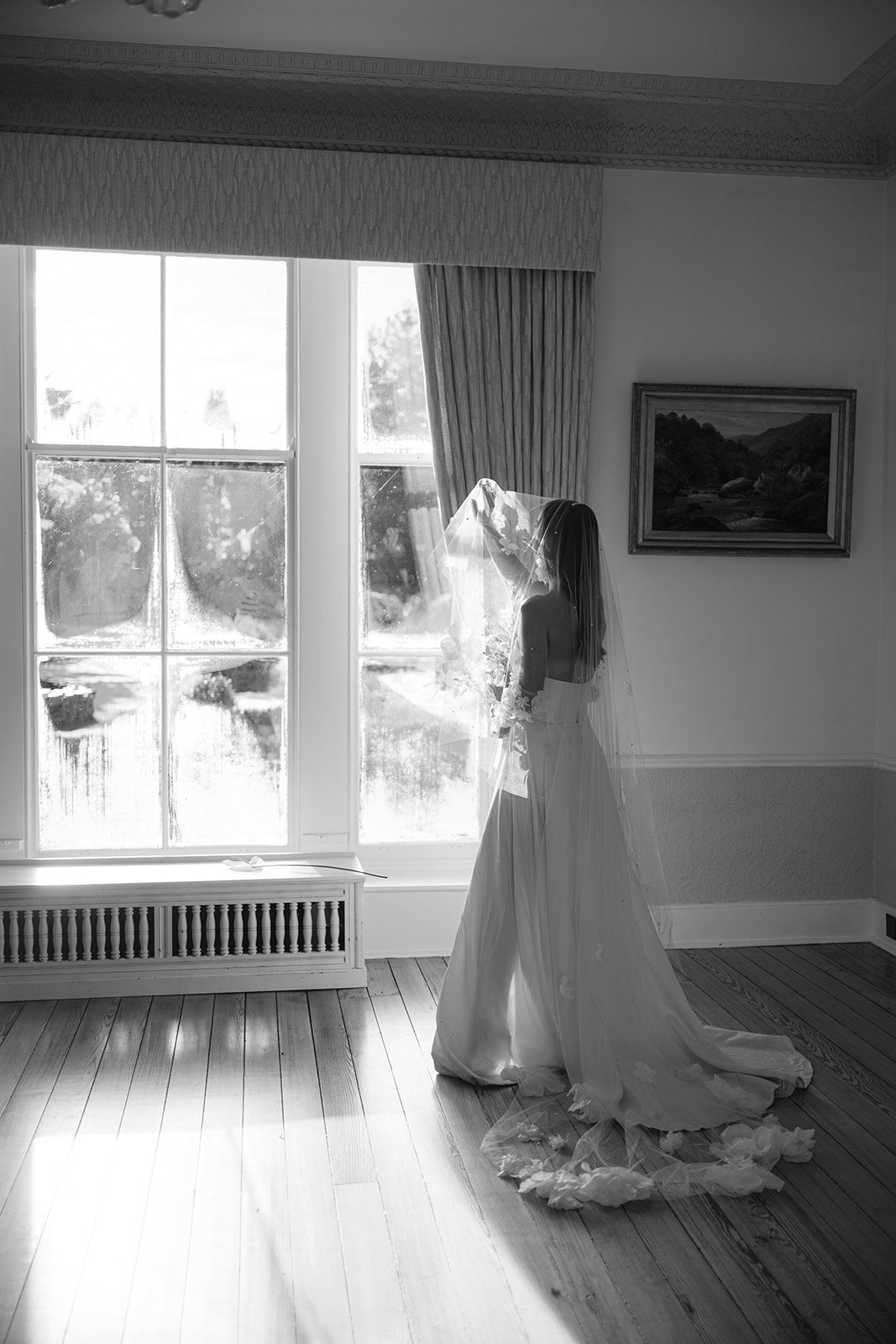 wedding veil, bridal veil, veil with flowers, veils Australia, all about romance bridal veil, flower veil