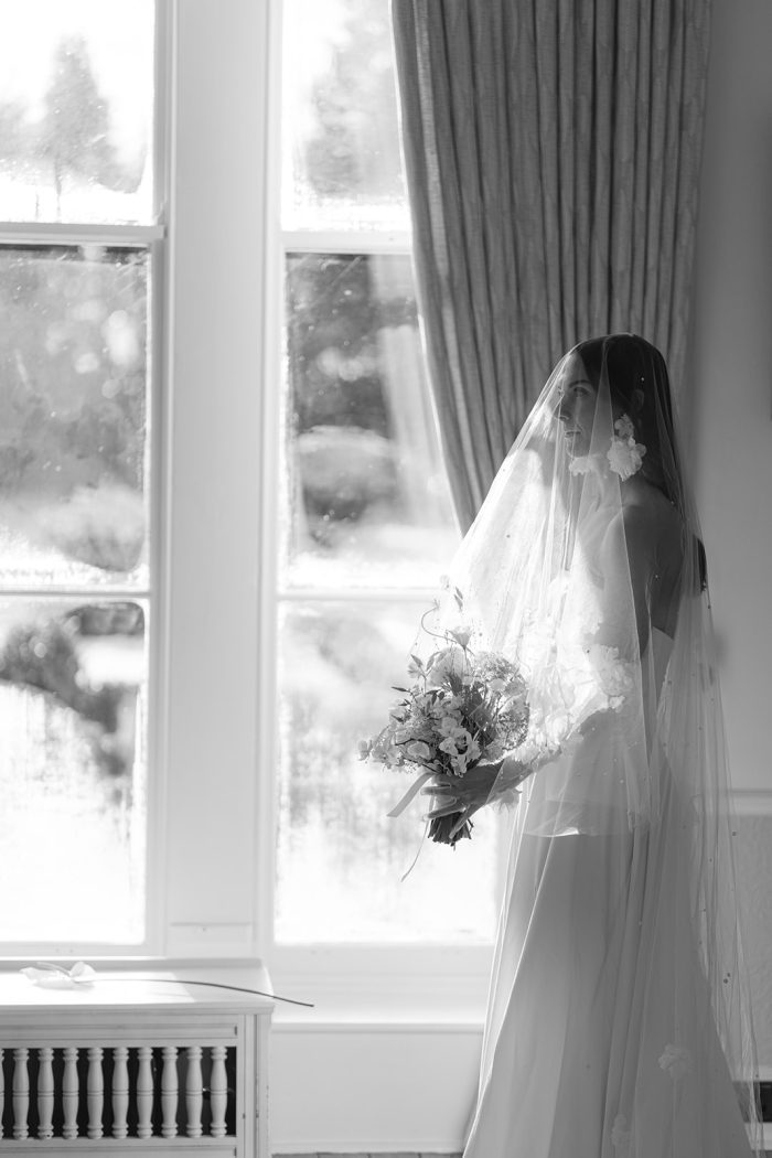 wedding veil, bridal veil, veil with flowers, veils Australia, all about romance bridal veil, flower veil