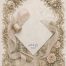 Personalised scalloped wedding handkerchief embroidered with initials and wedding date