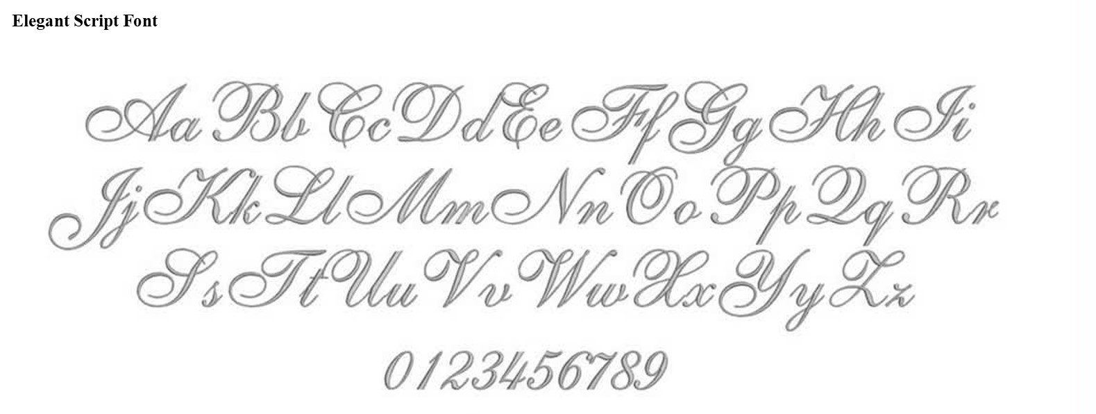 Embroidered groom's handkerchief with initials and written wedding date